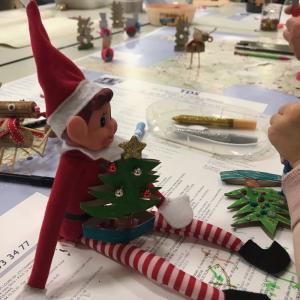 photo du lutin à l'\atelier de Noël du comité des fêtes