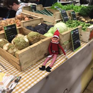 photo du lutin au marché de Noël