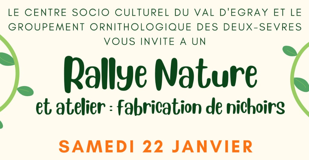 Rallye nature - Centre Socio-Culturel du Val d'Egray