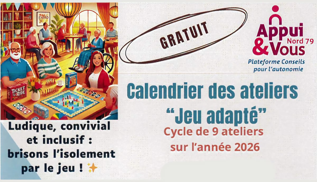 Illustration de l'article : Appui et vous - Calendrier des ateliers jeu